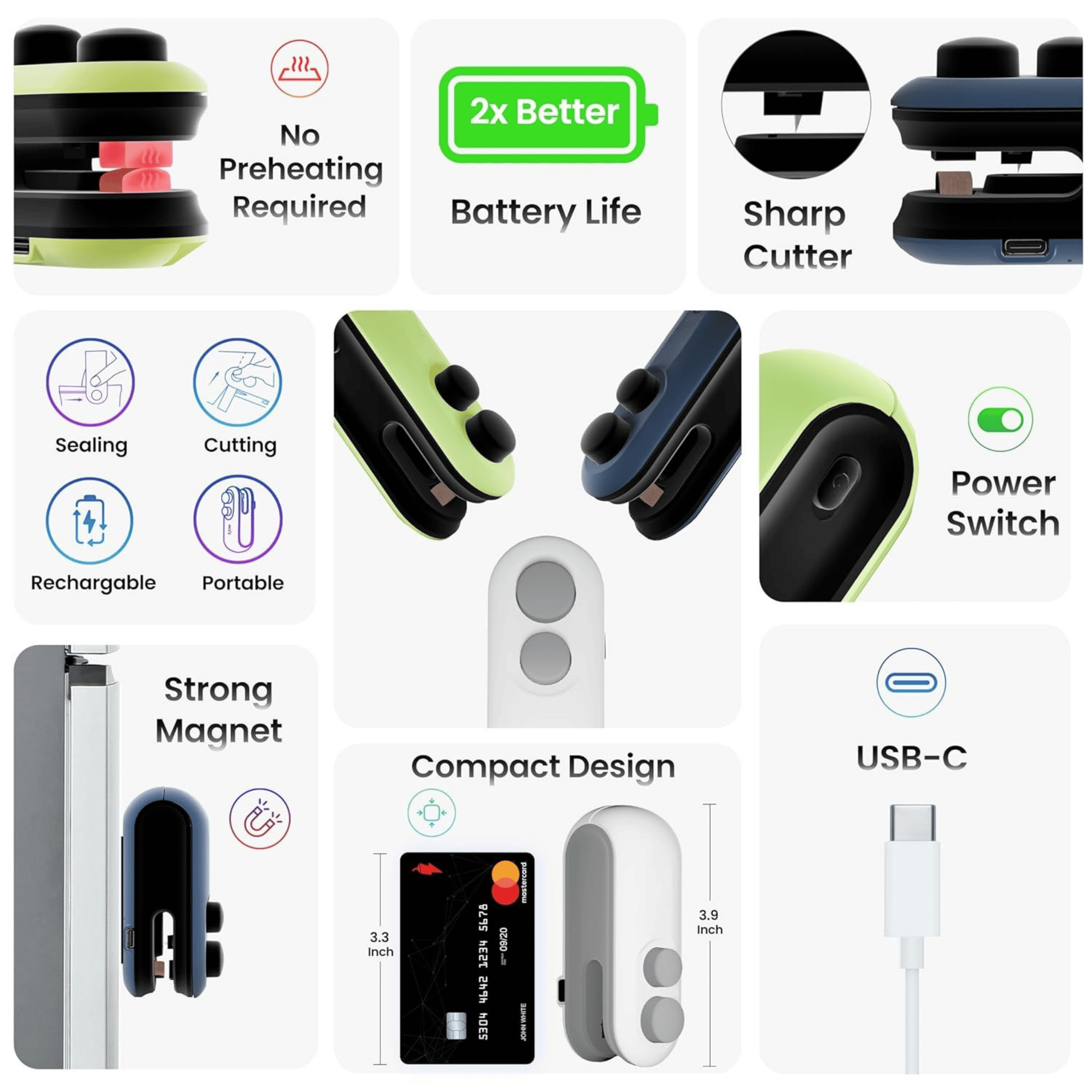 Magic Sealer - Portable Useful Gadget - 6 Months Warranty