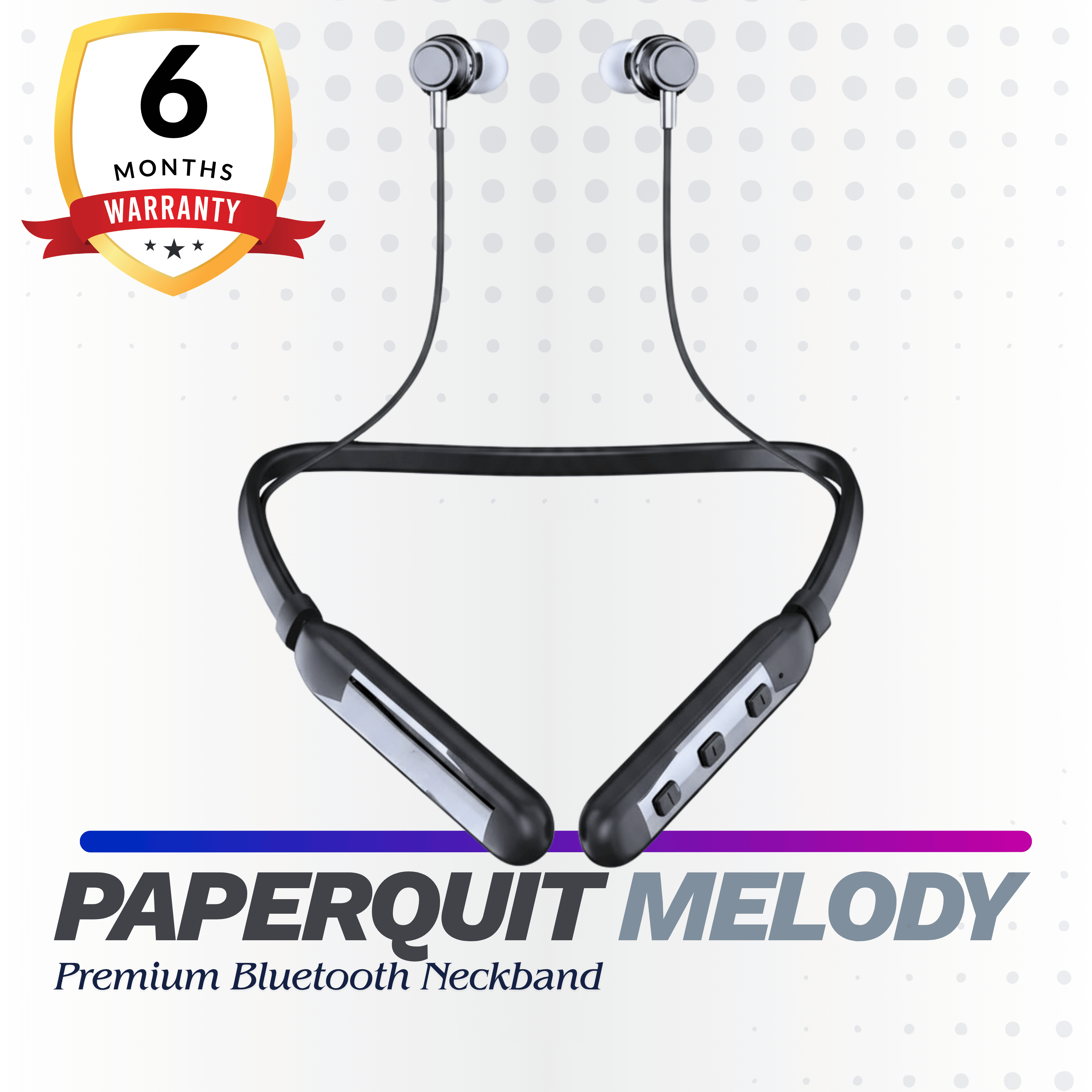 PaperQuit Melody - Premium Bluetooth Neckband